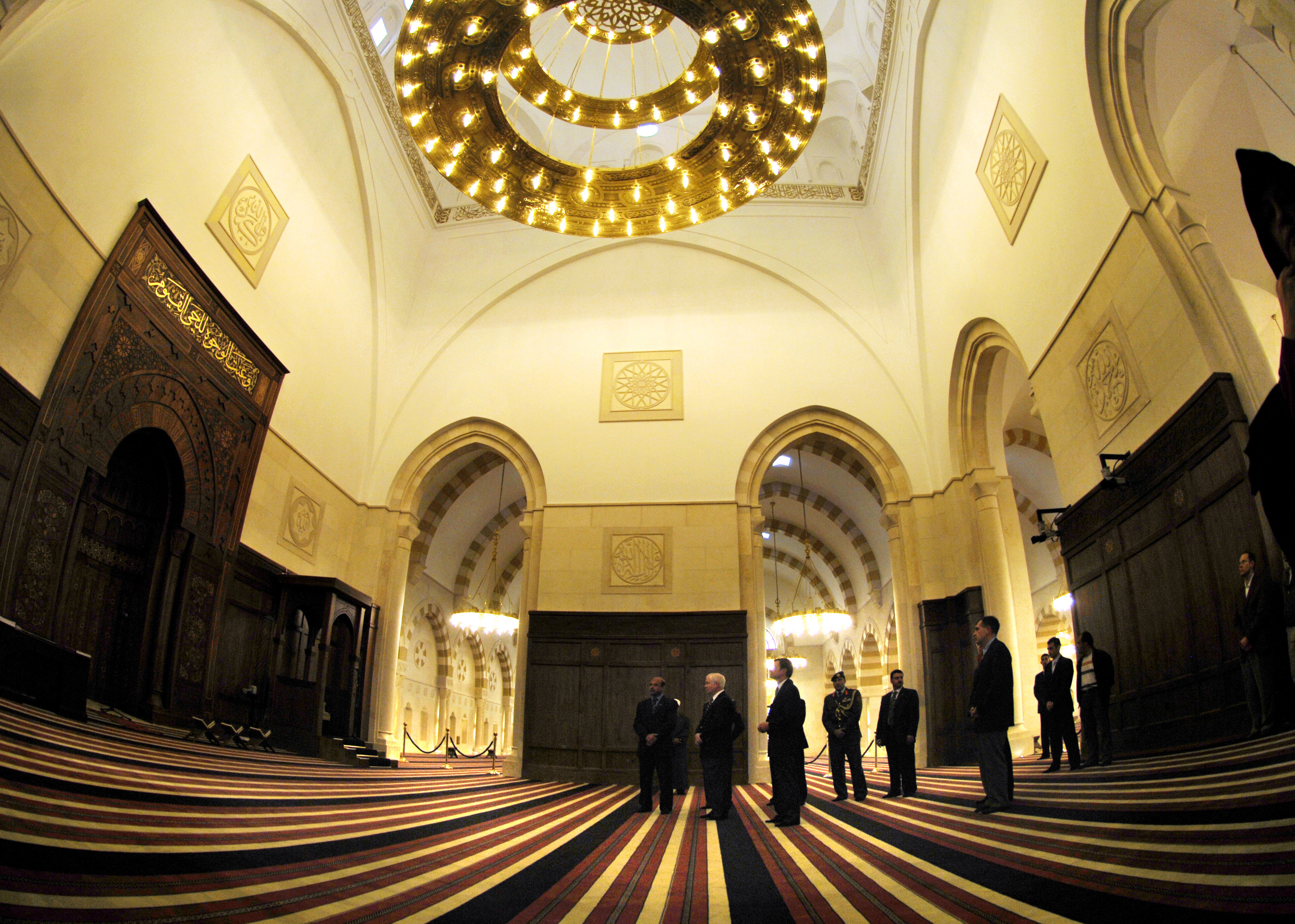 Gebetsraum King Hussein bin Talal Moschee in Amman